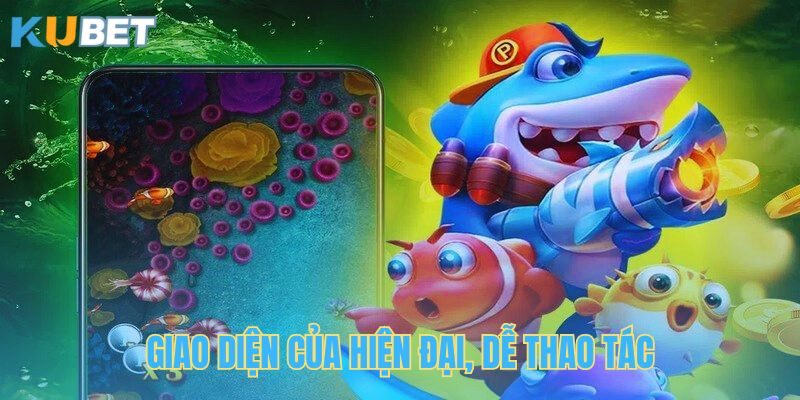 Giao diện của game bắn cá xèng online được đánh giá cao